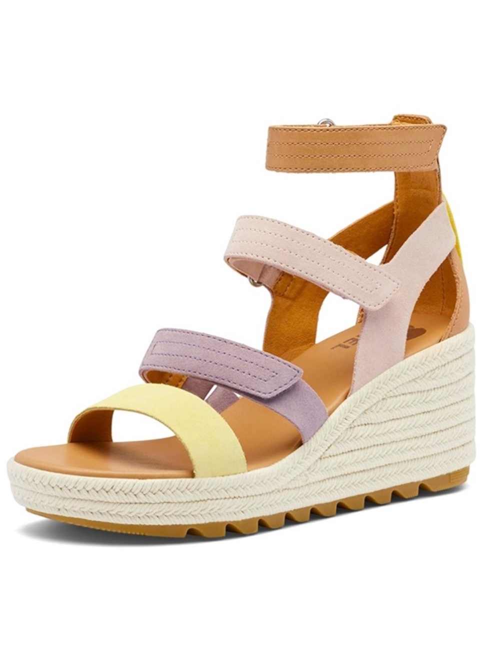 SOREL Women's Cameron Wedge Multistrap Sandals New in Box